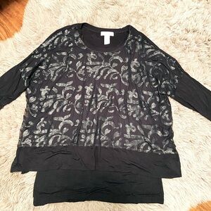 Paradiso Womens Blouse Size Large